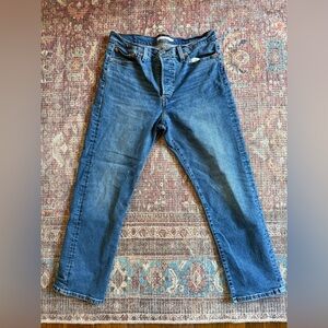 Levi’s Wedgie Women’s Straight 32 Button Fly Jeans